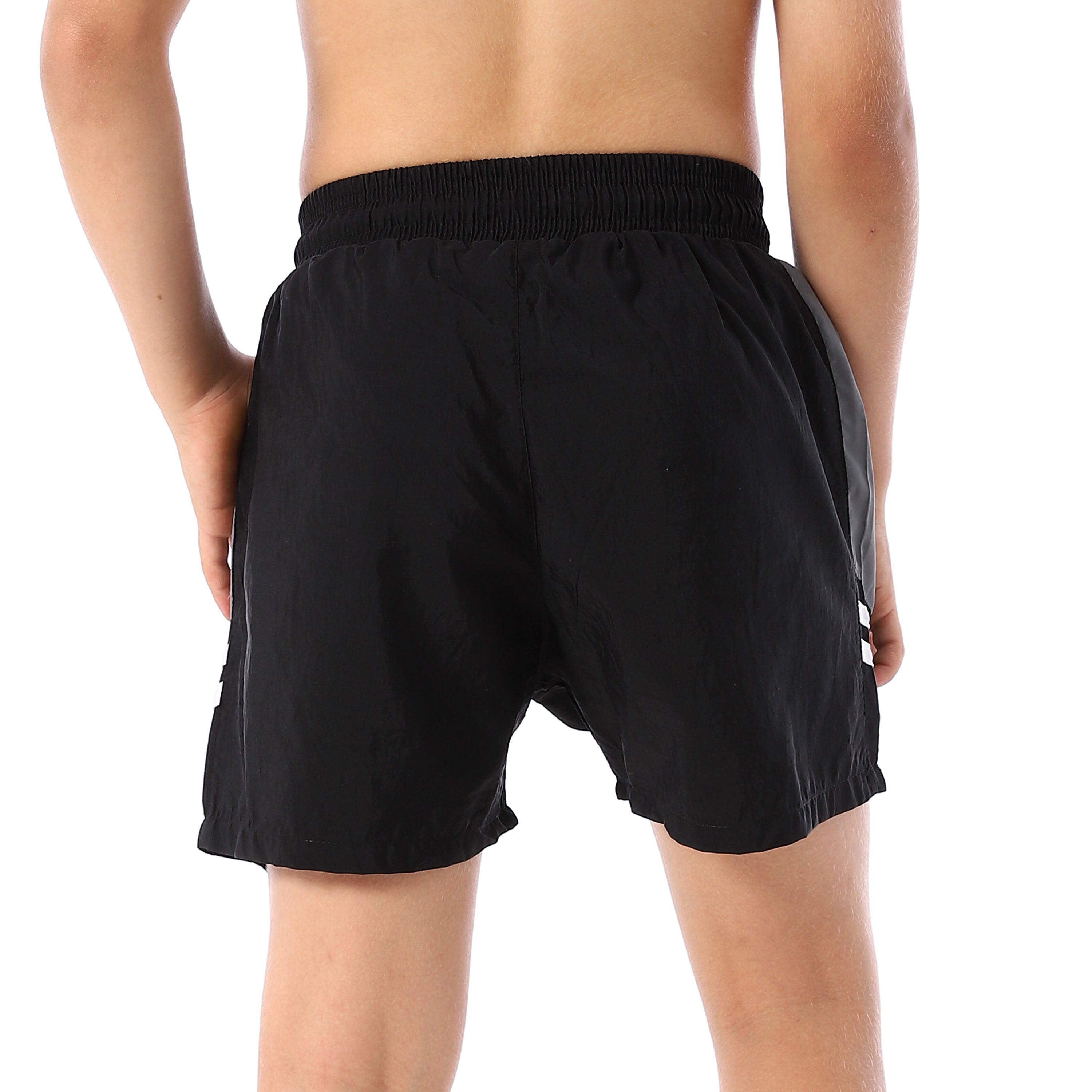 AIRWALK KIDS SWIM SHORTS - BLACK