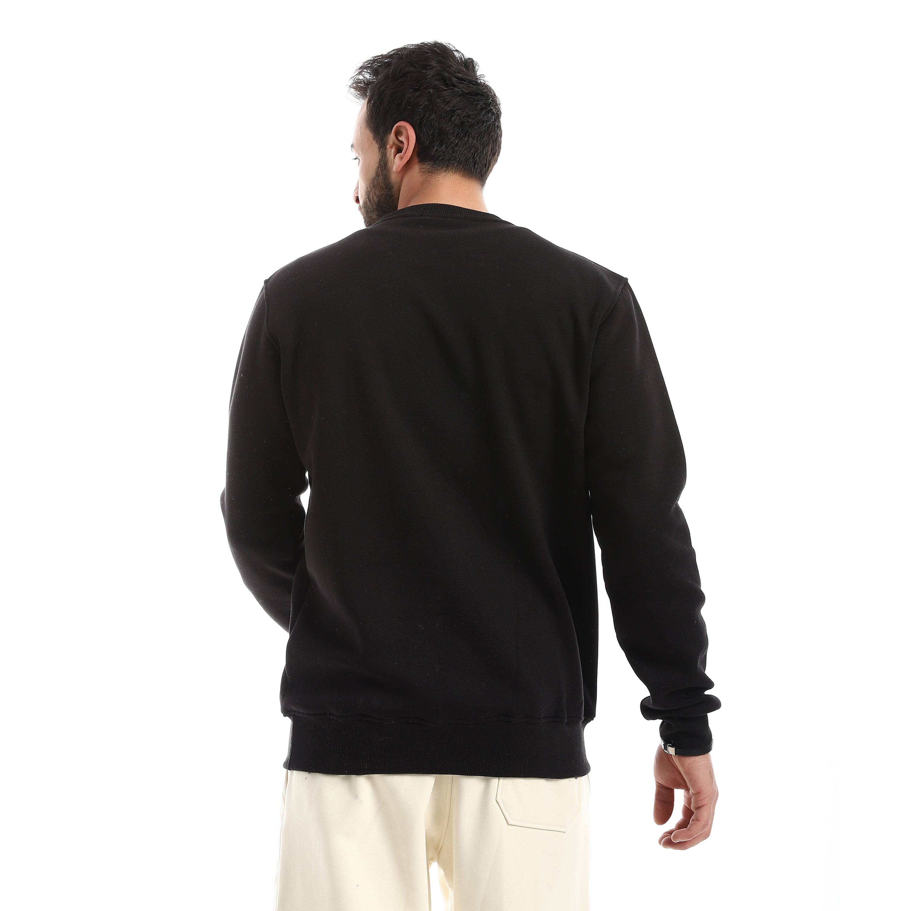 AIRWALK MEN'S BASIC SWEATSHIRT - BLACK