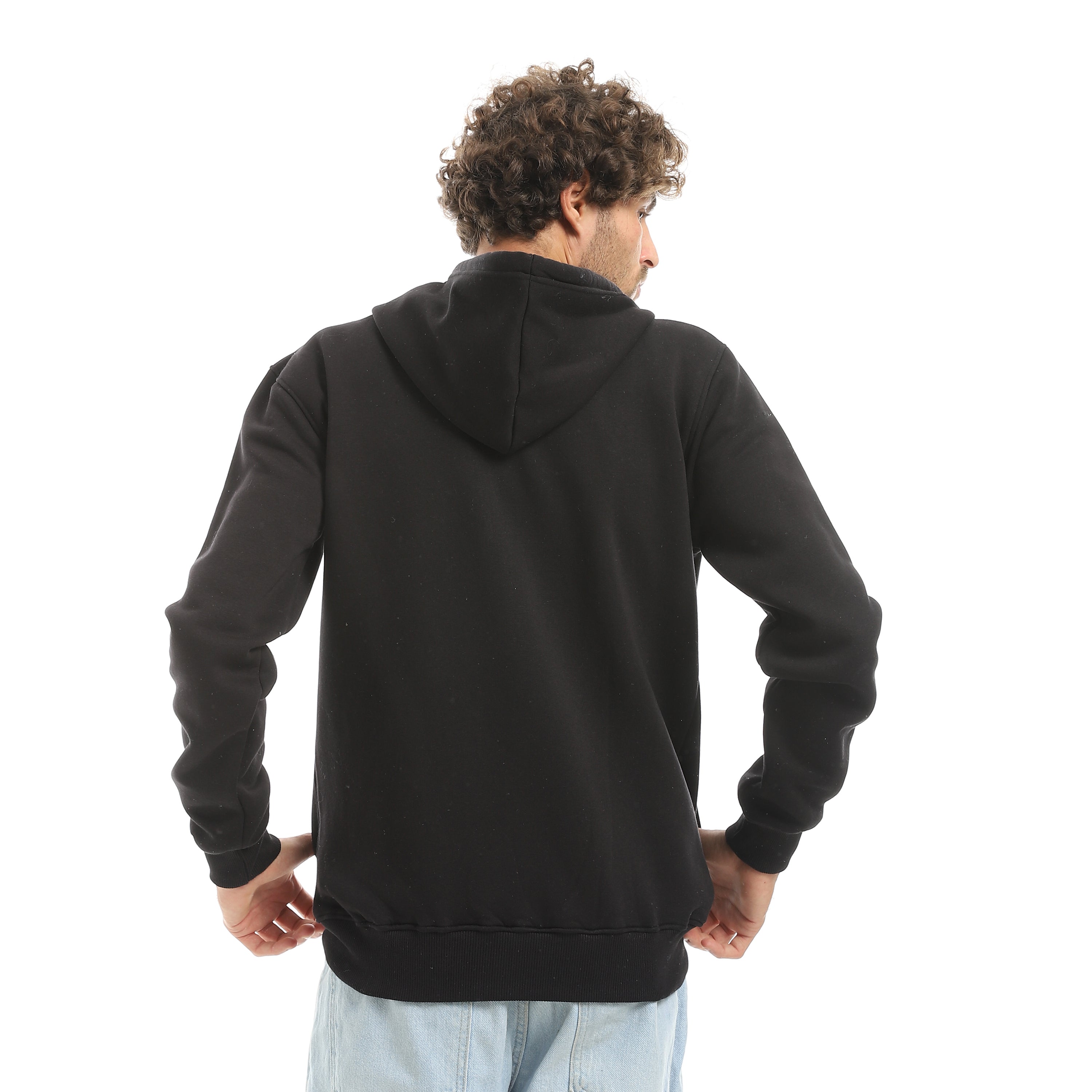 AIRWALK MEN'S FULL-ZIP HOODIE - BLACK