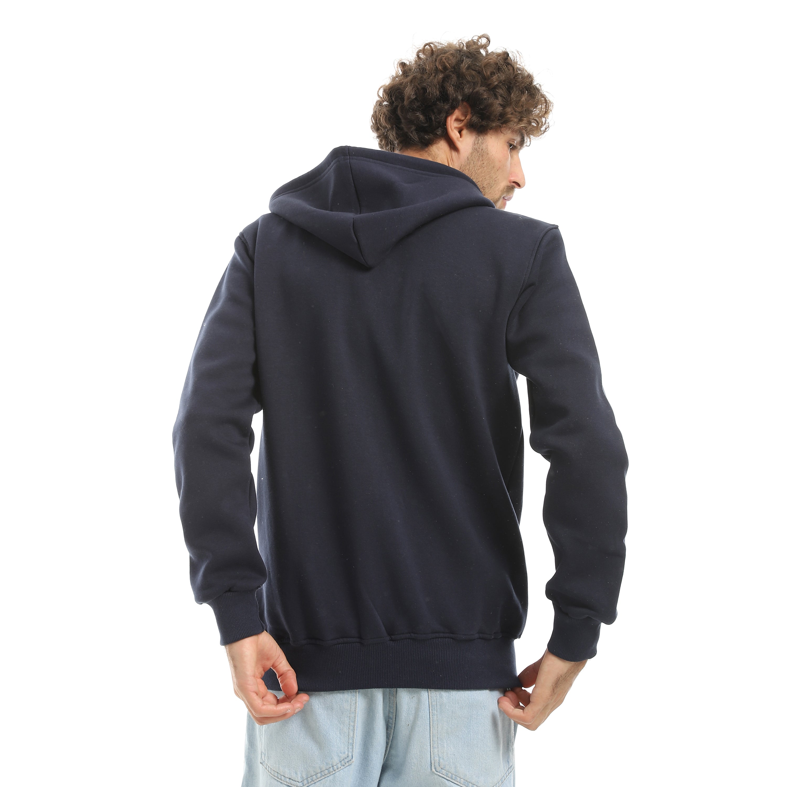 AIRWALK MEN'S FULL-ZIP HOODIE - NAVY