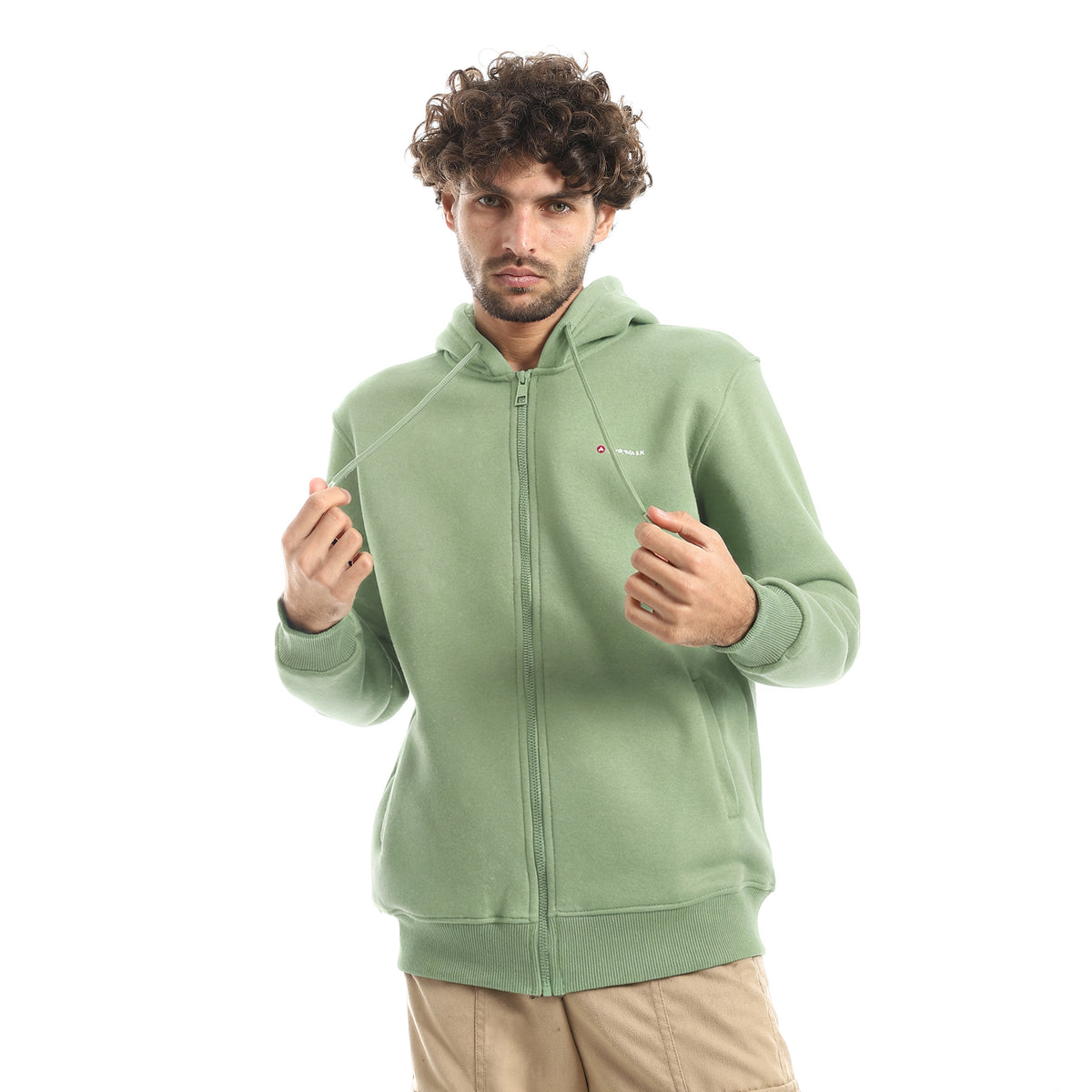 AIRWALK MEN'S FULL-ZIP HOODIE - MINT