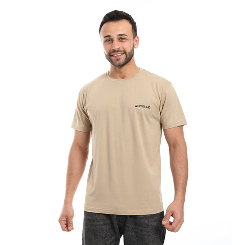 AIRWALK MEN'S BASIC T-SHIRT - BEIGE