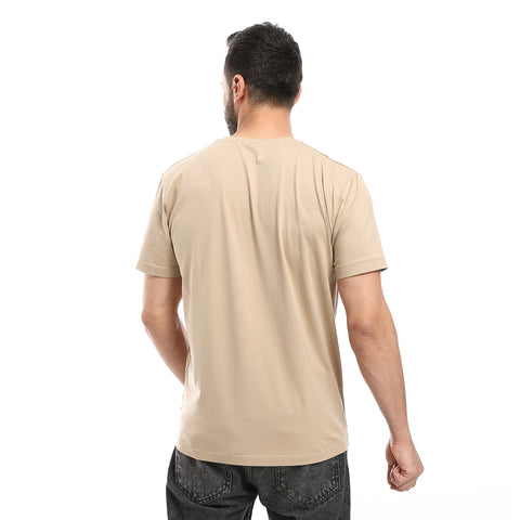 AIRWALK MEN'S BASIC T-SHIRT - BEIGE