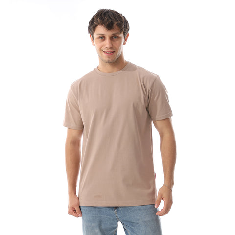 AIRWALK MEN'S BASIC T-SHIRT - BEIGE