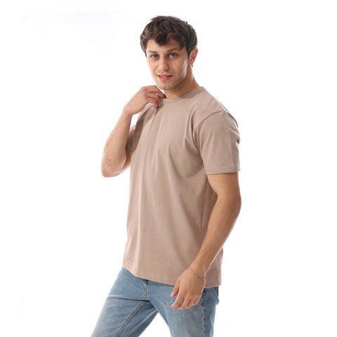 AIRWALK MEN'S BASIC T-SHIRT - BEIGE