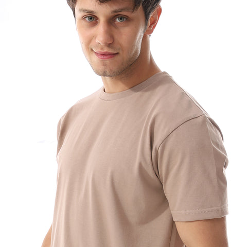 AIRWALK MEN'S BASIC T-SHIRT - BEIGE