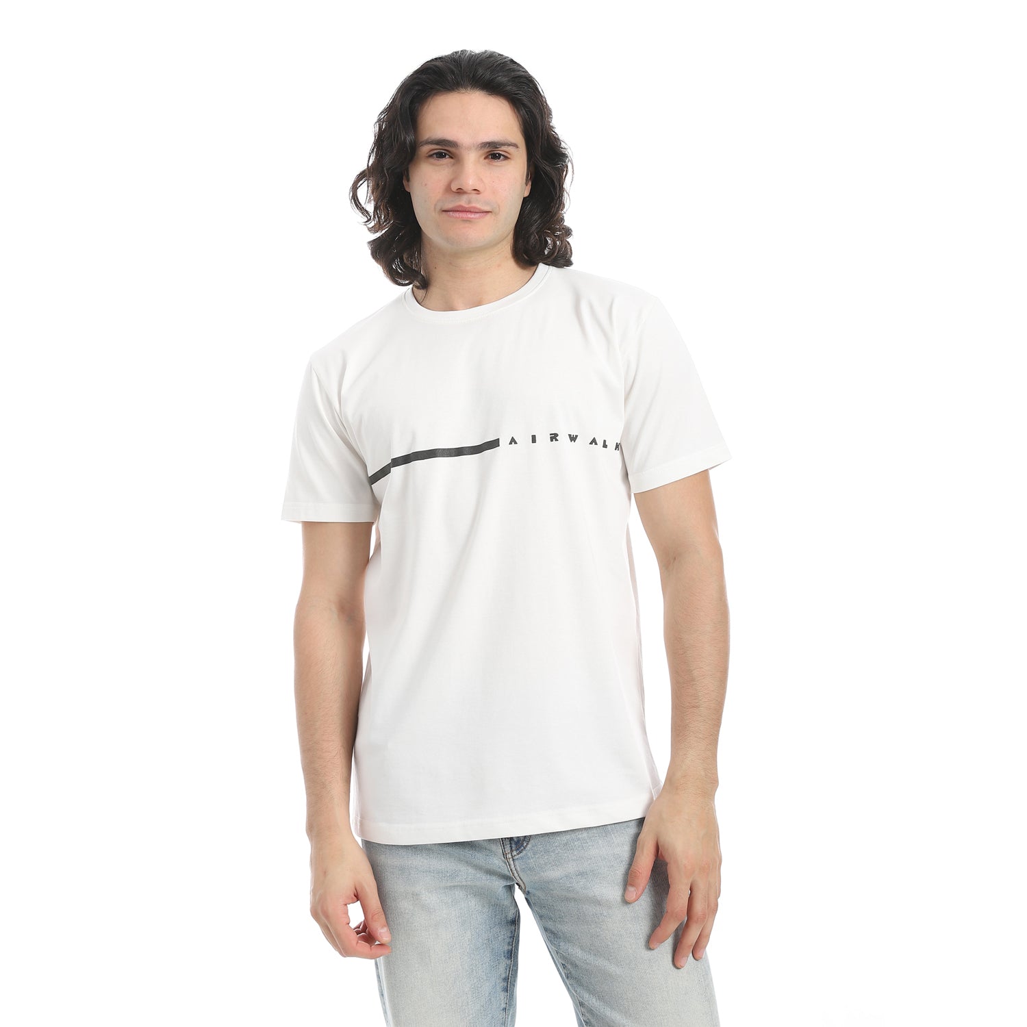 AIRWALK MEN'S BASIC T-SHIRT - WHITE