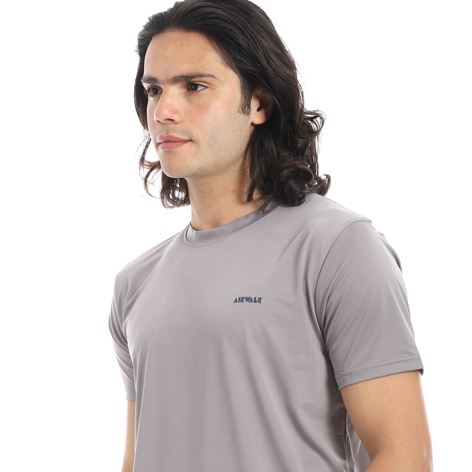 AIRWALK MEN'S BASIC T-SHIRT - GREY