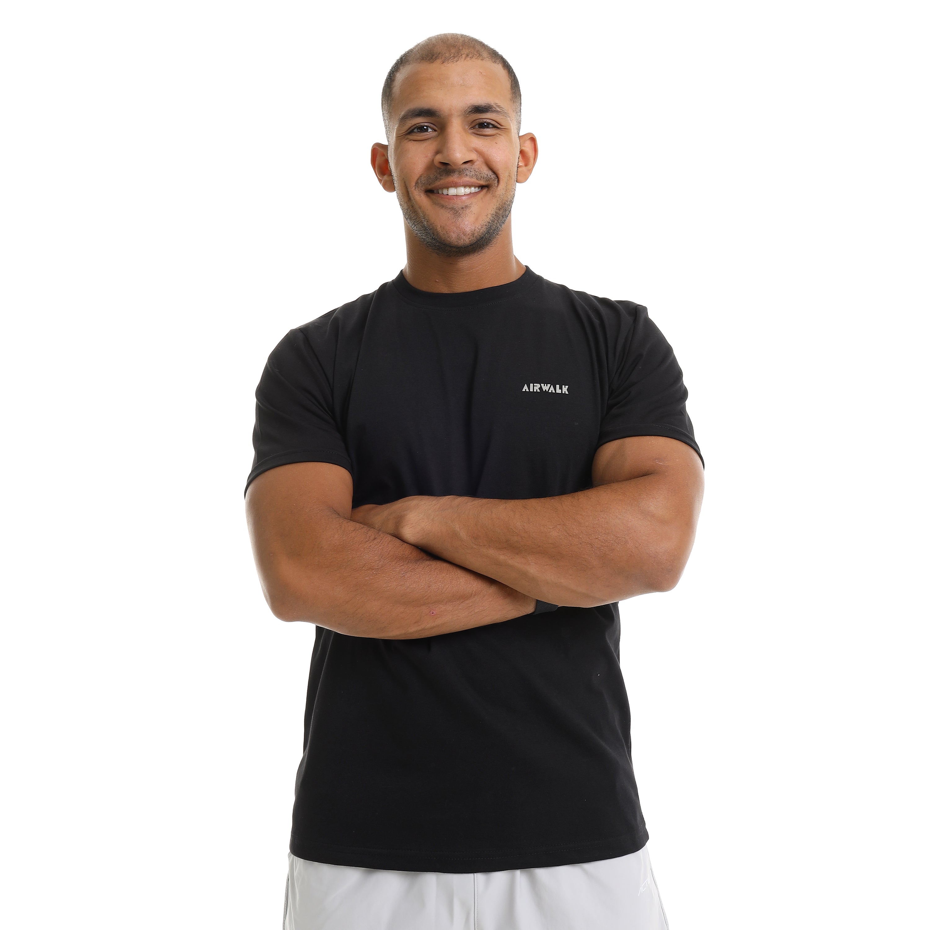 AIRWALK MEN'S BASIC T-SHIRT - BLACK
