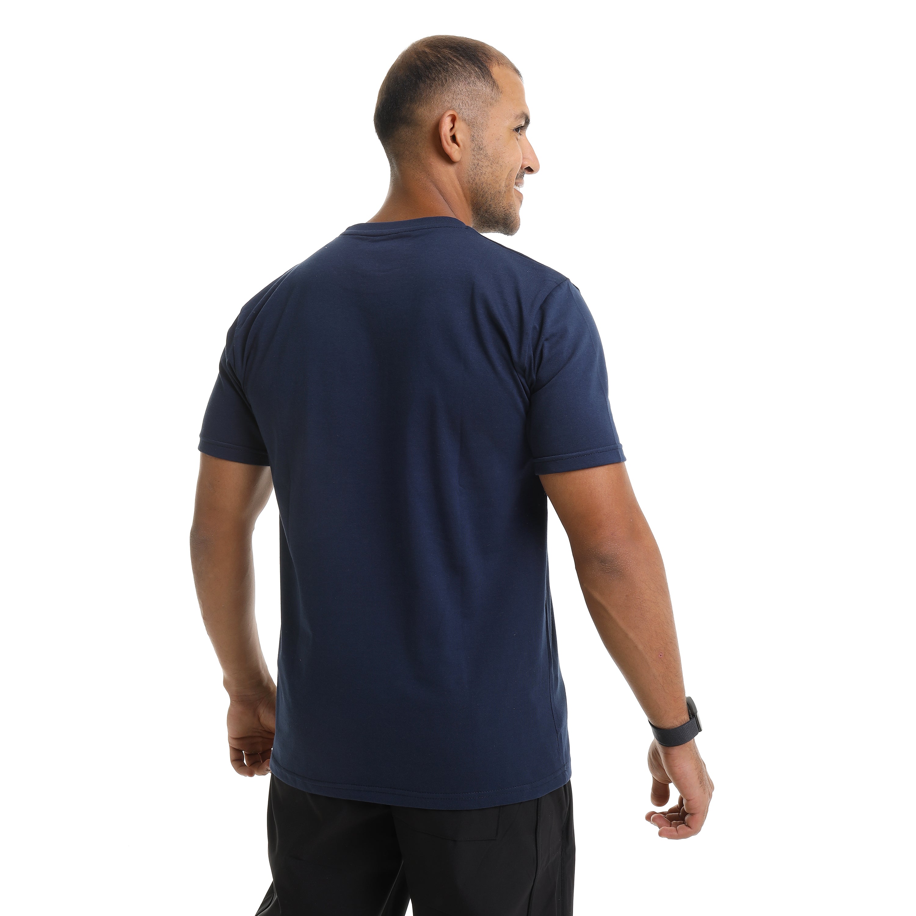 AIRWALK MEN'S BASIC T-SHIRT - NAVY