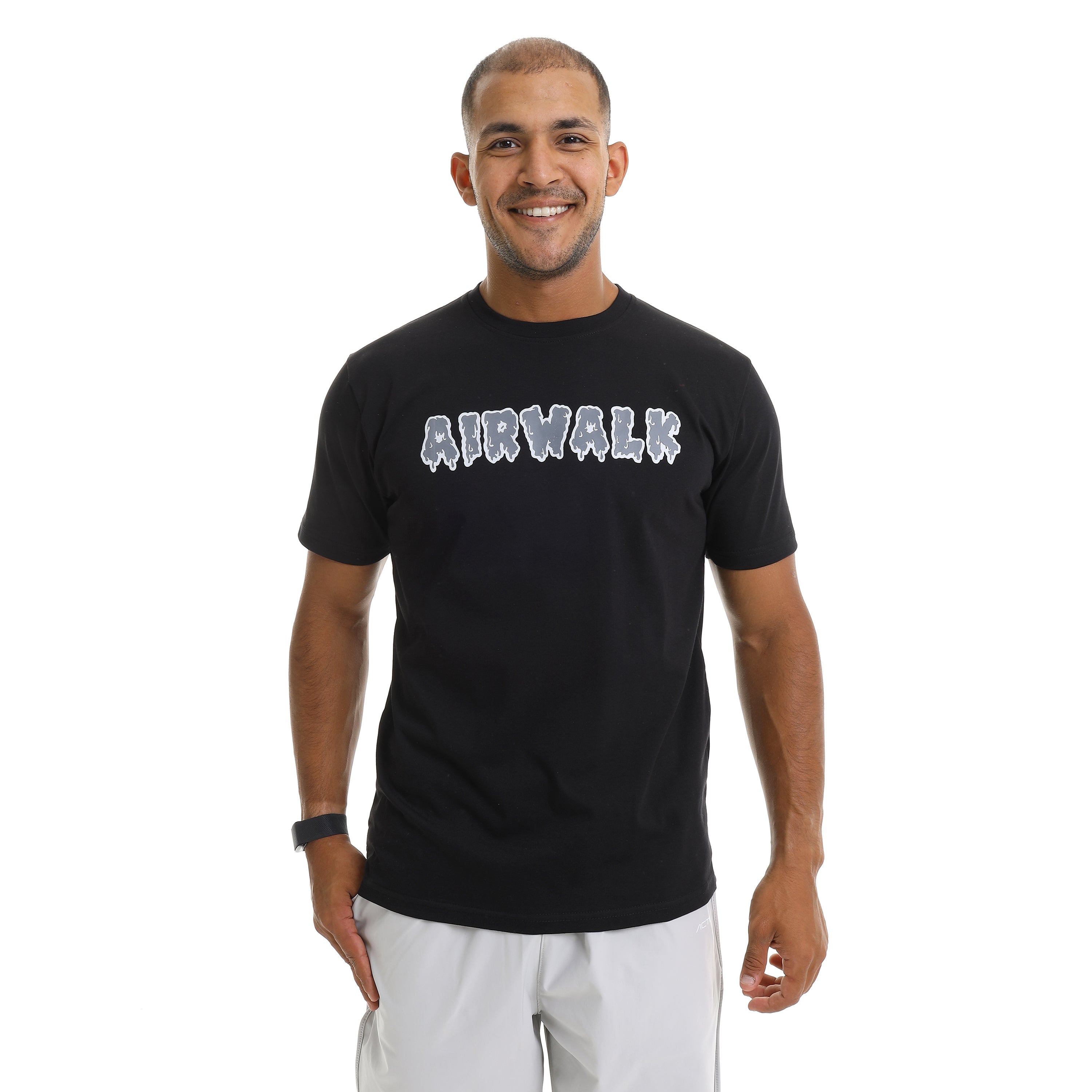 AIRWALK MEN'S BASIC T-SHIRT - BLACK