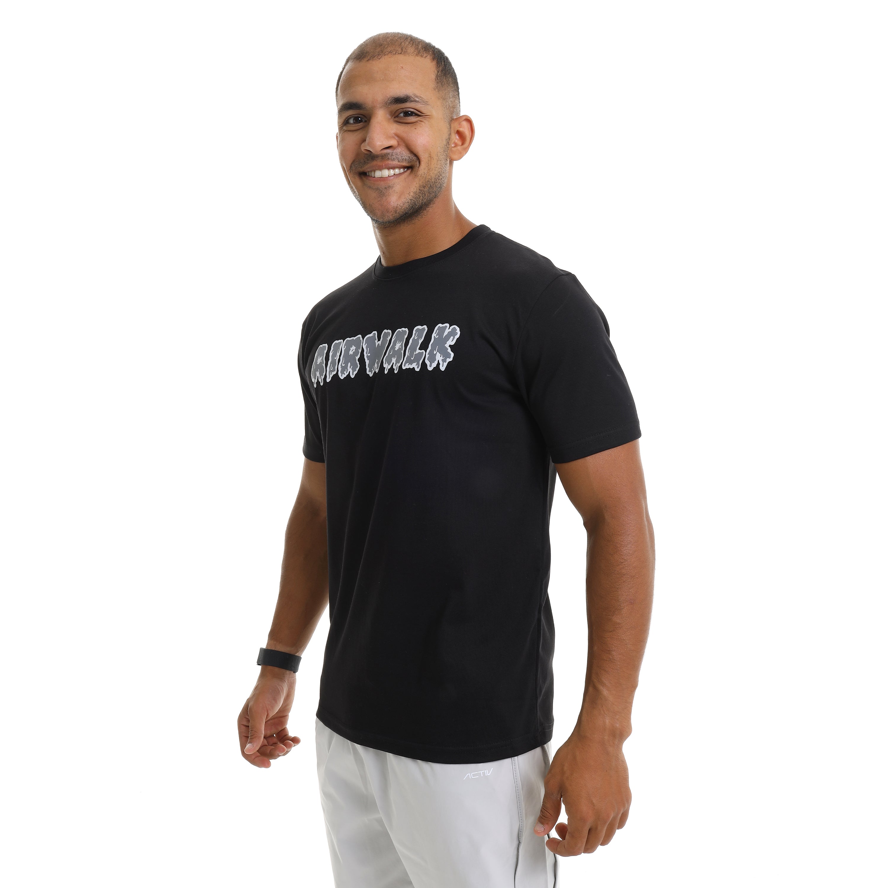 AIRWALK MEN'S BASIC T-SHIRT - BLACK