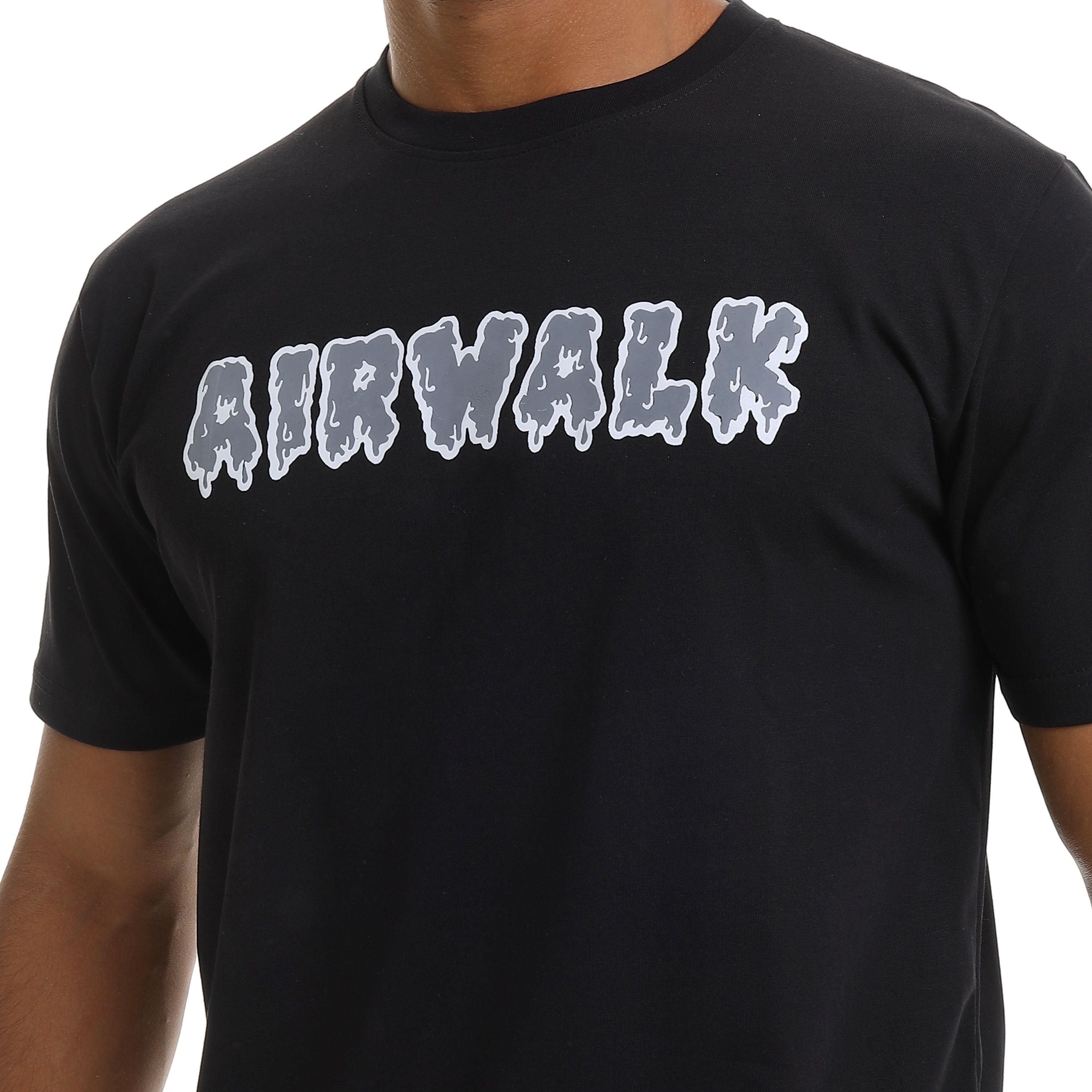 AIRWALK MEN'S BASIC T-SHIRT - BLACK
