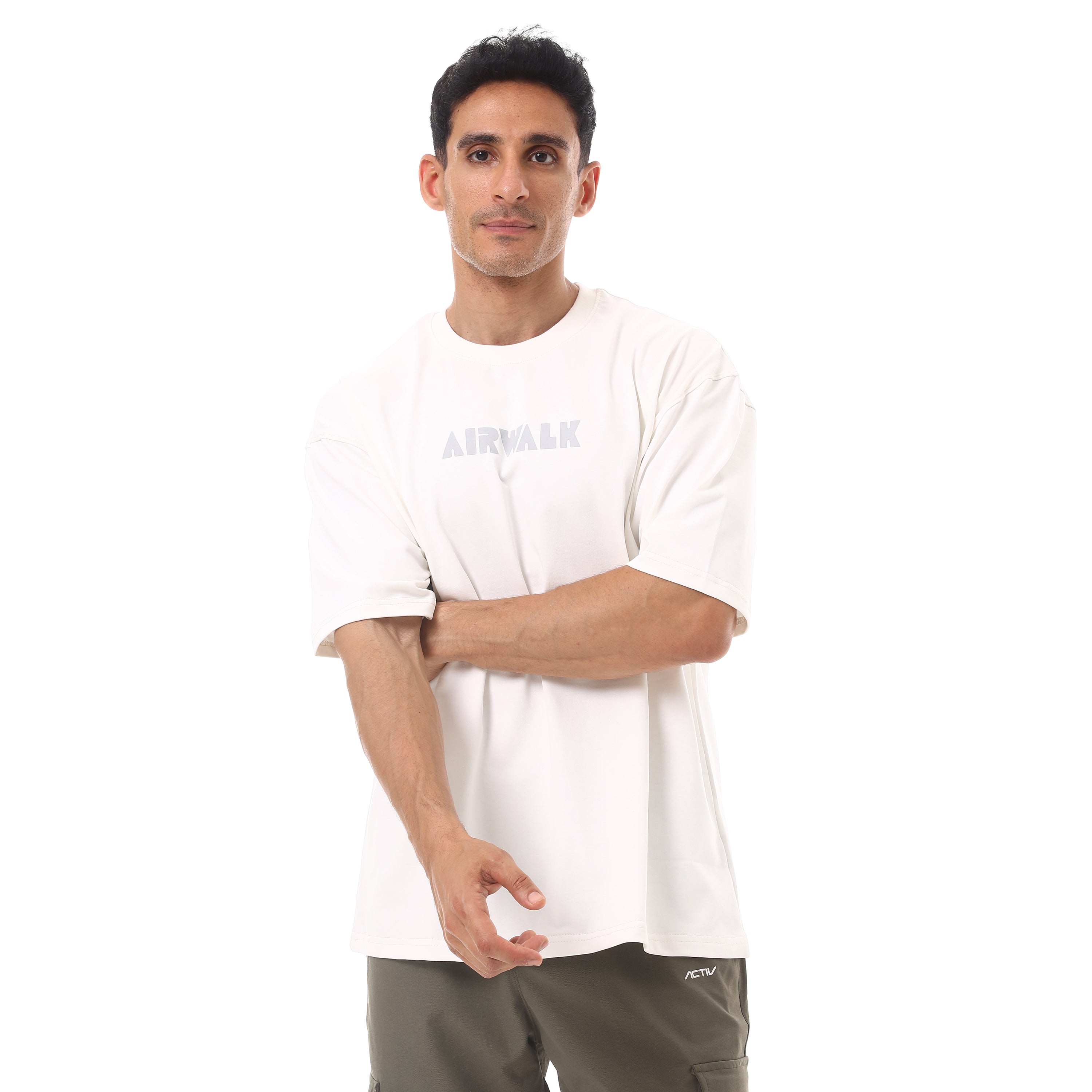 AIRWALK MEN'S T-SHIRT - BEIGE
