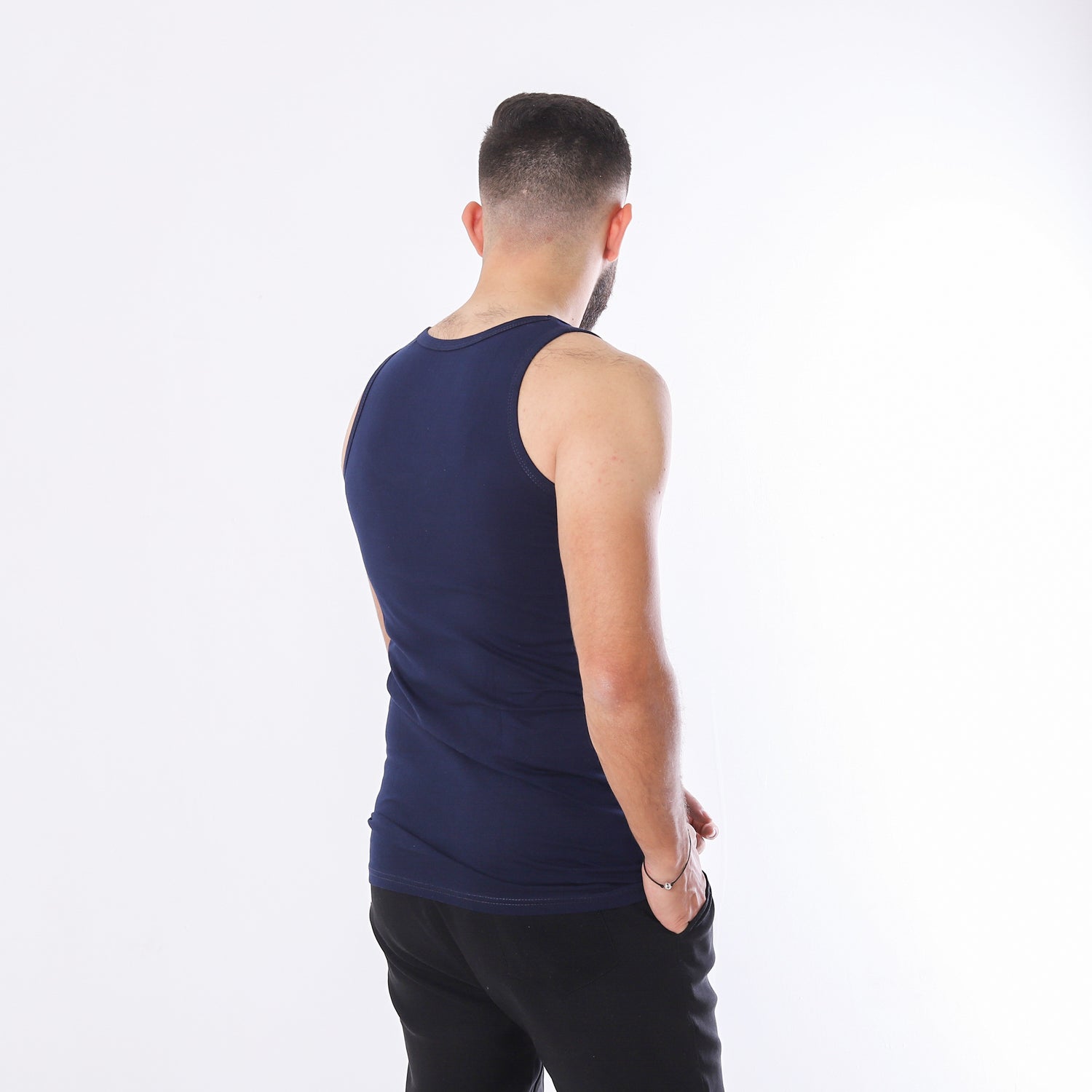 ACTIV MEN'S SINGLET - NAVY 