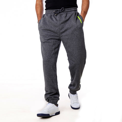 BASIC SWEATPANTS LOGO PRINT - D.GREY