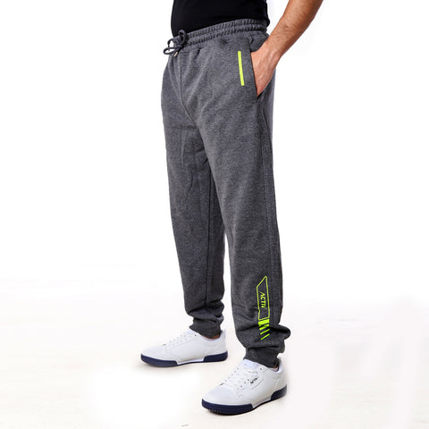 BASIC SWEATPANTS LOGO PRINT - D.GREY