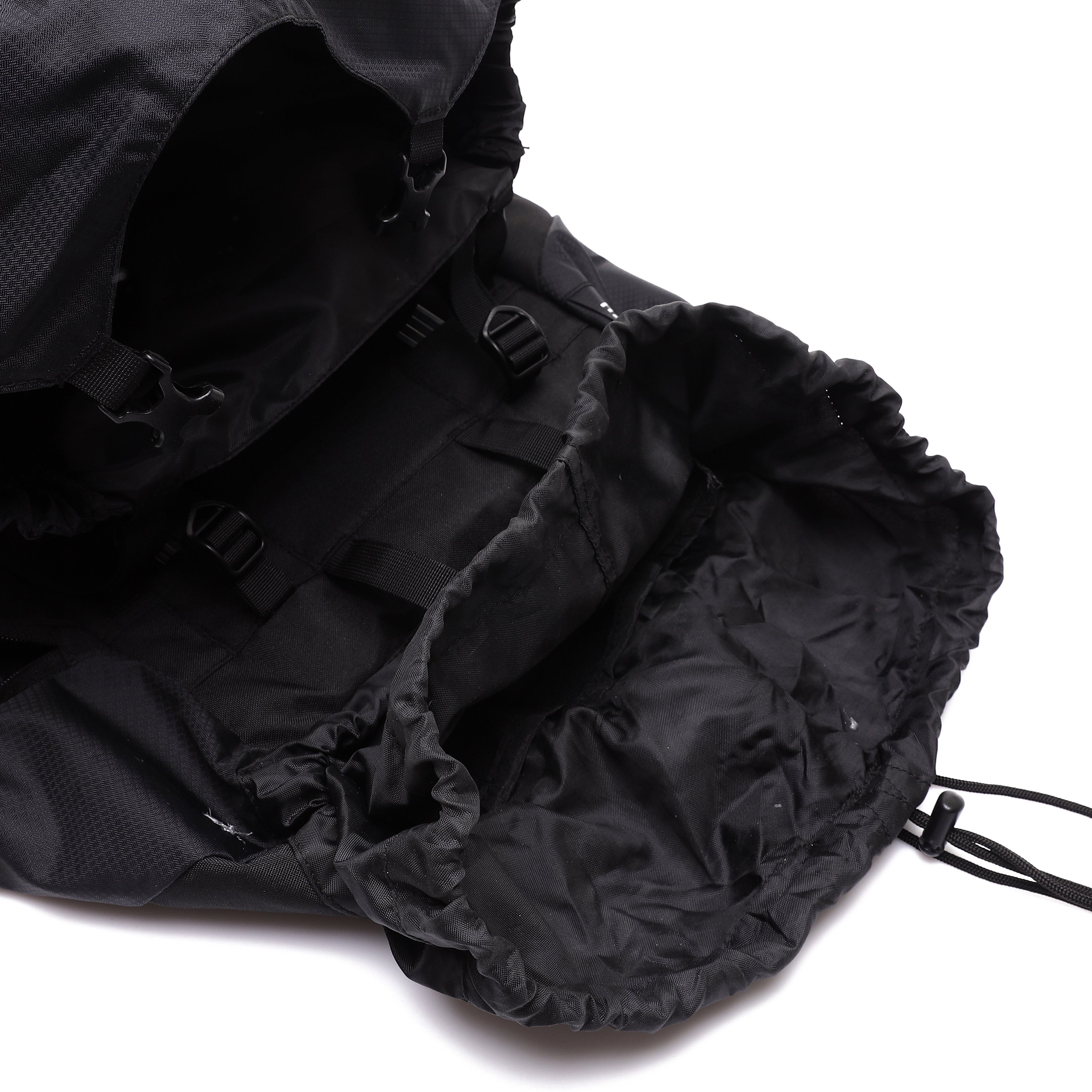 65L HIKING & CAMPING BACKPACK  - BLACK