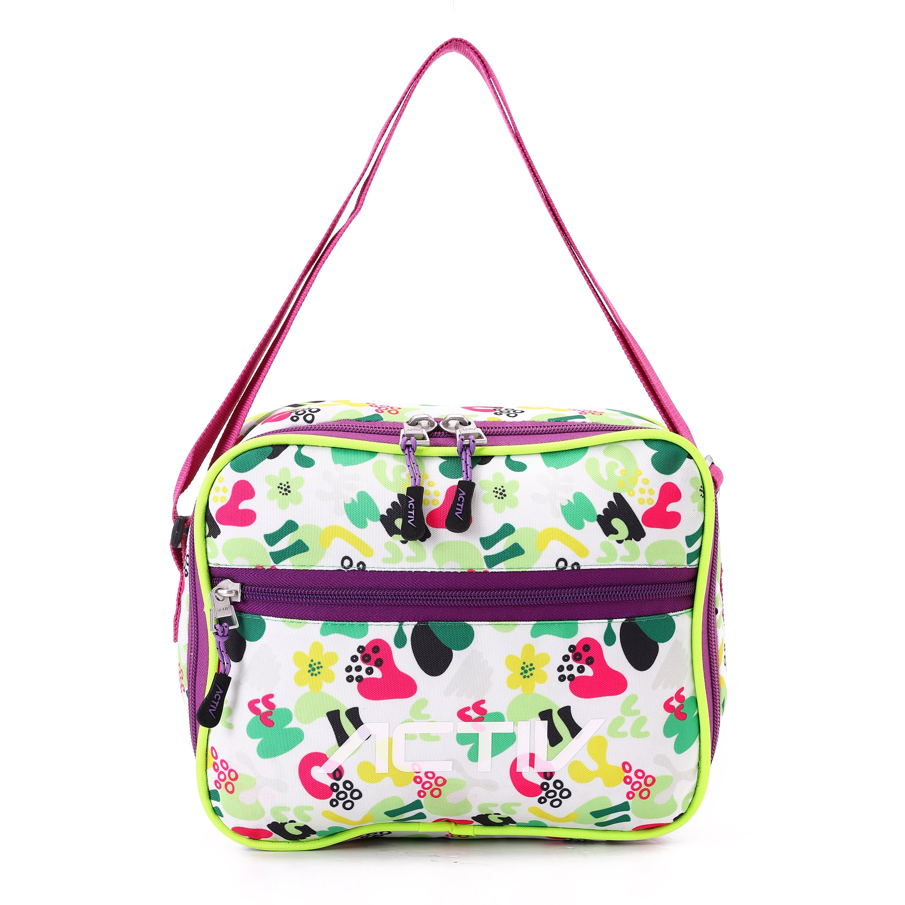 ACTIV LUNCH BAG L20*W25 - WHT & YLW