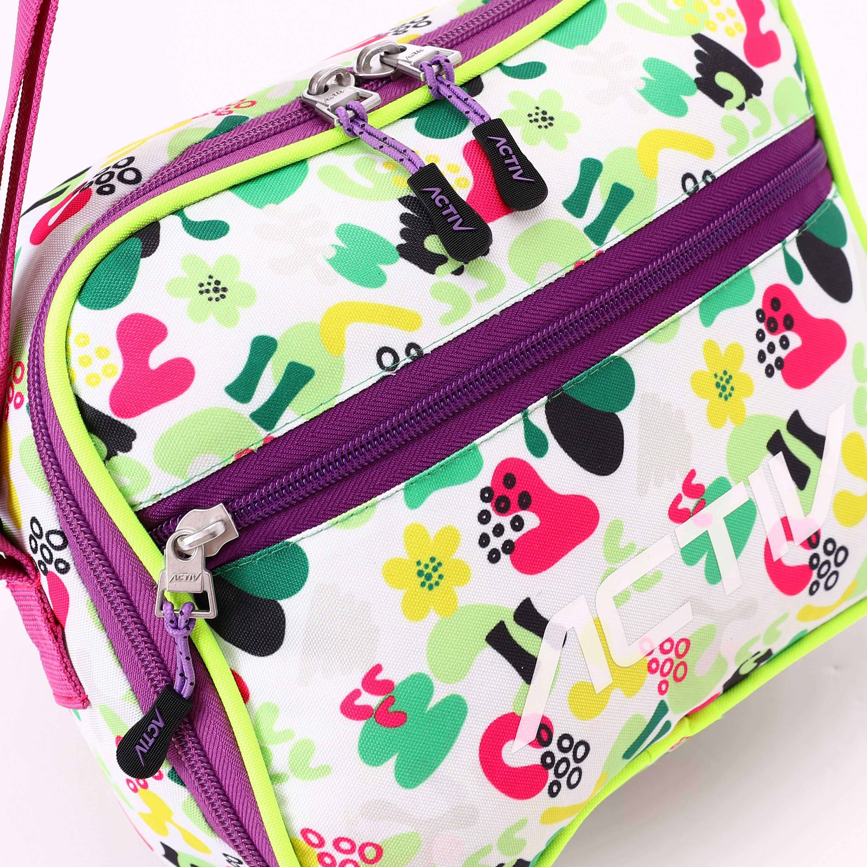 ACTIV LUNCH BAG L20*W25 - WHT & YLW