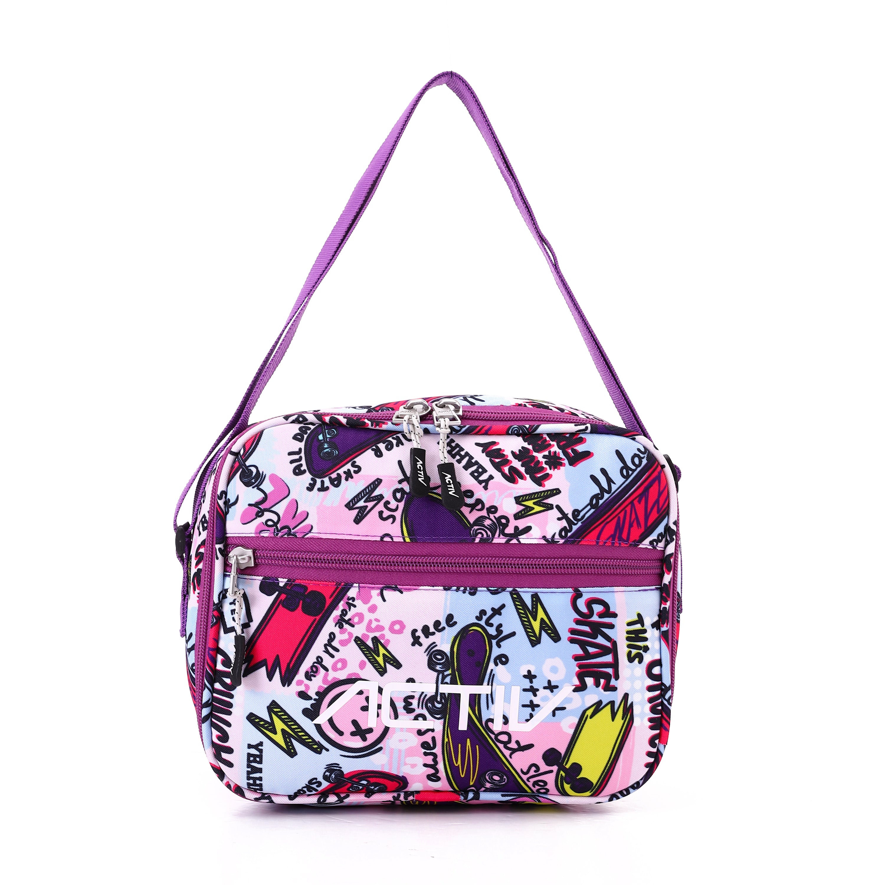 ACTIV LUNCH BAG L20*W25 - RED & BLK