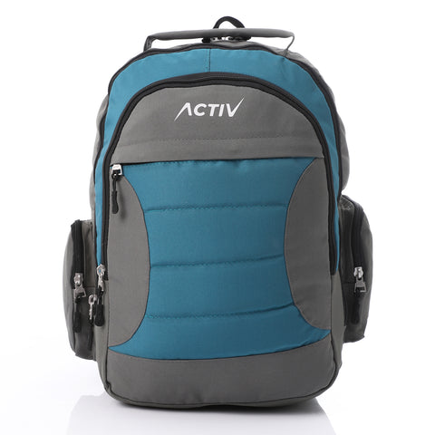 ACTIV LAPTOP BACKPACK L47*W33 - PTRL & GRY