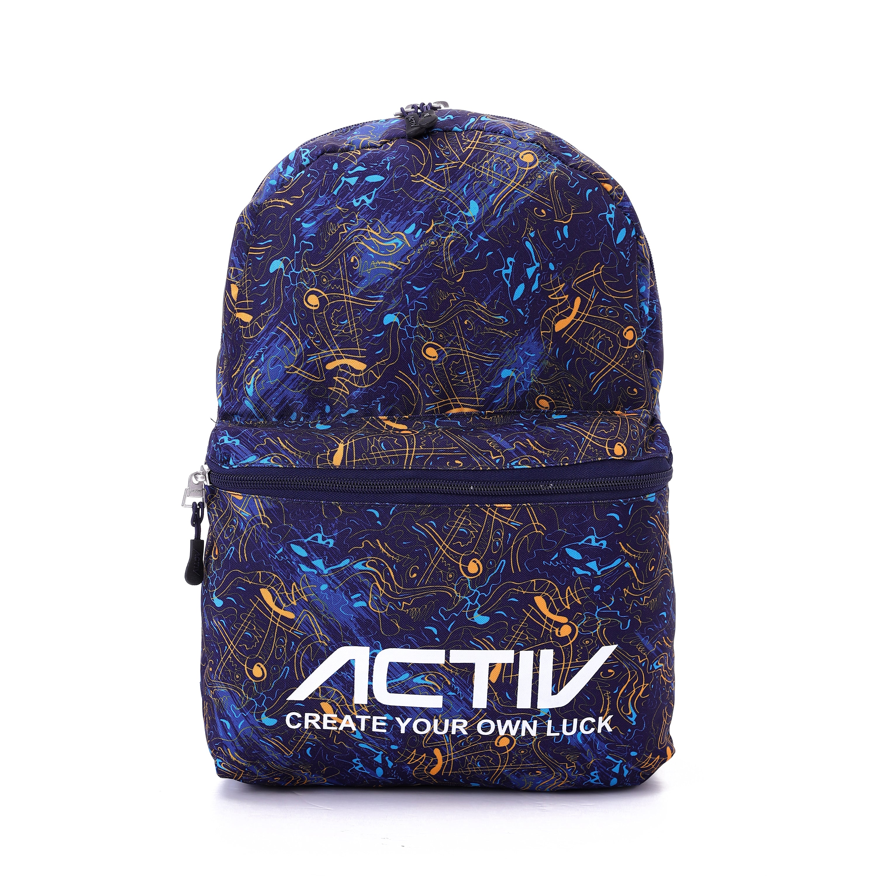 ACTIV BACKPACK L43*W31 - NAVY & YLW