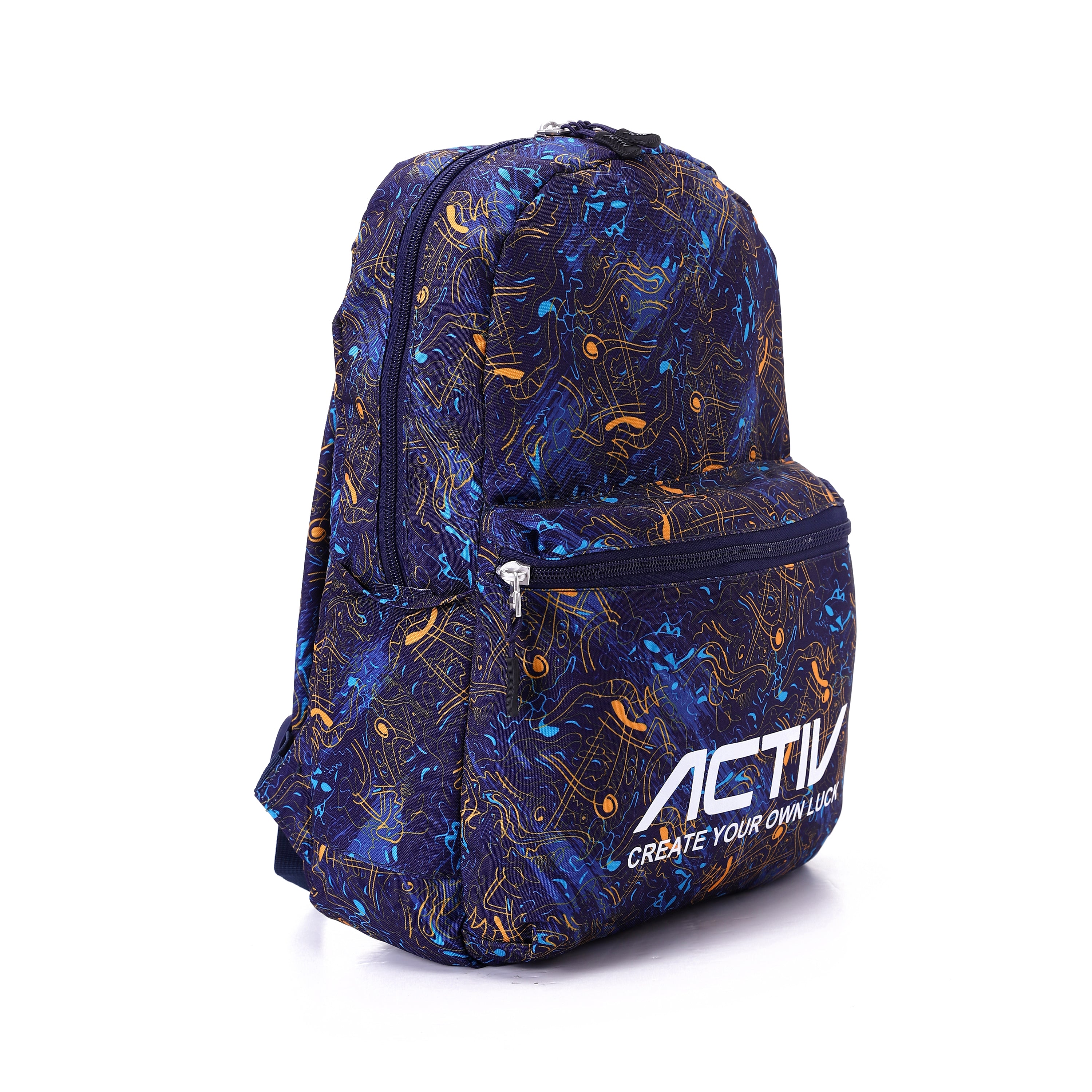 ACTIV BACKPACK L43*W31 - NAVY & YLW