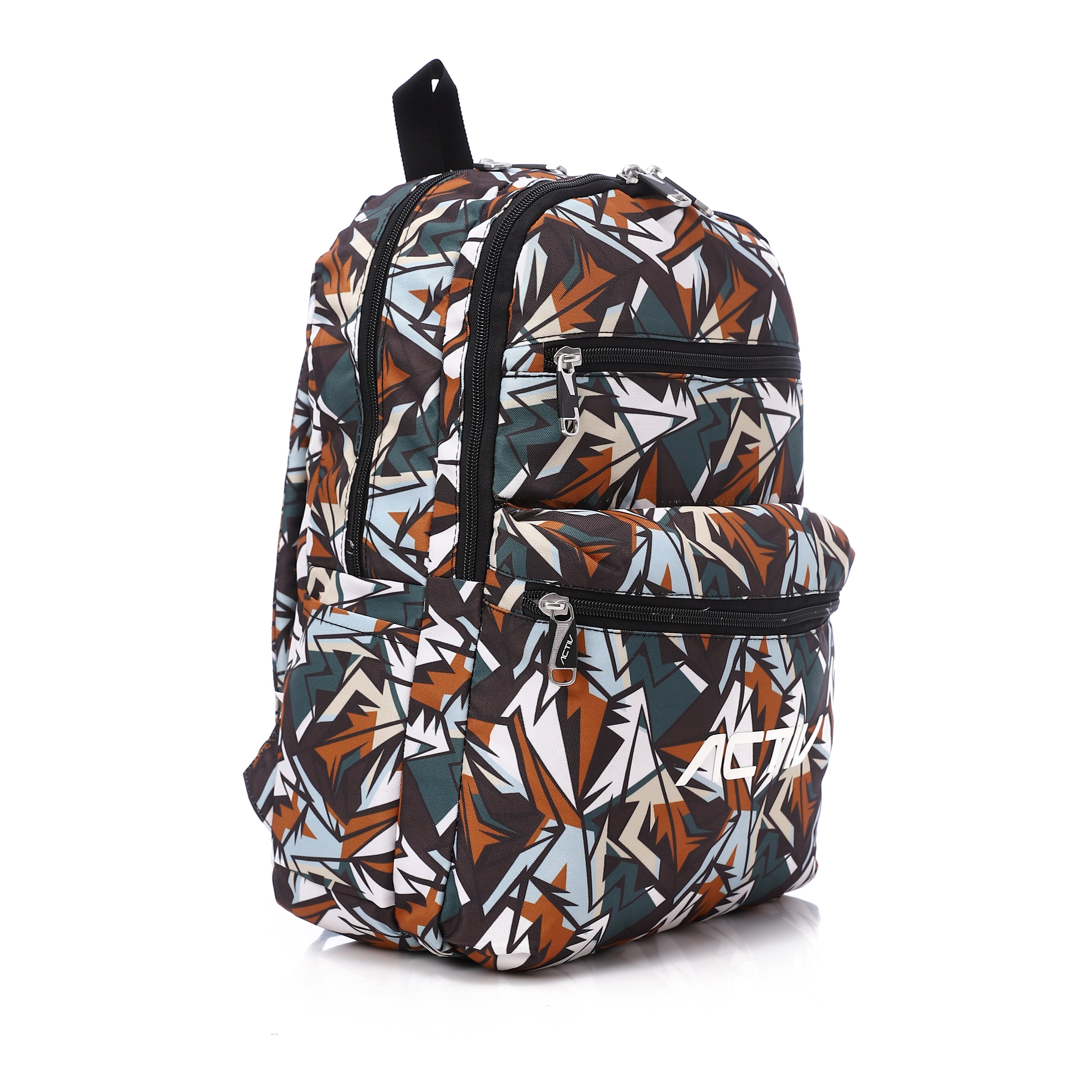 ACTIV BACKPACK L43*W33 - بني*بيج*زيتي