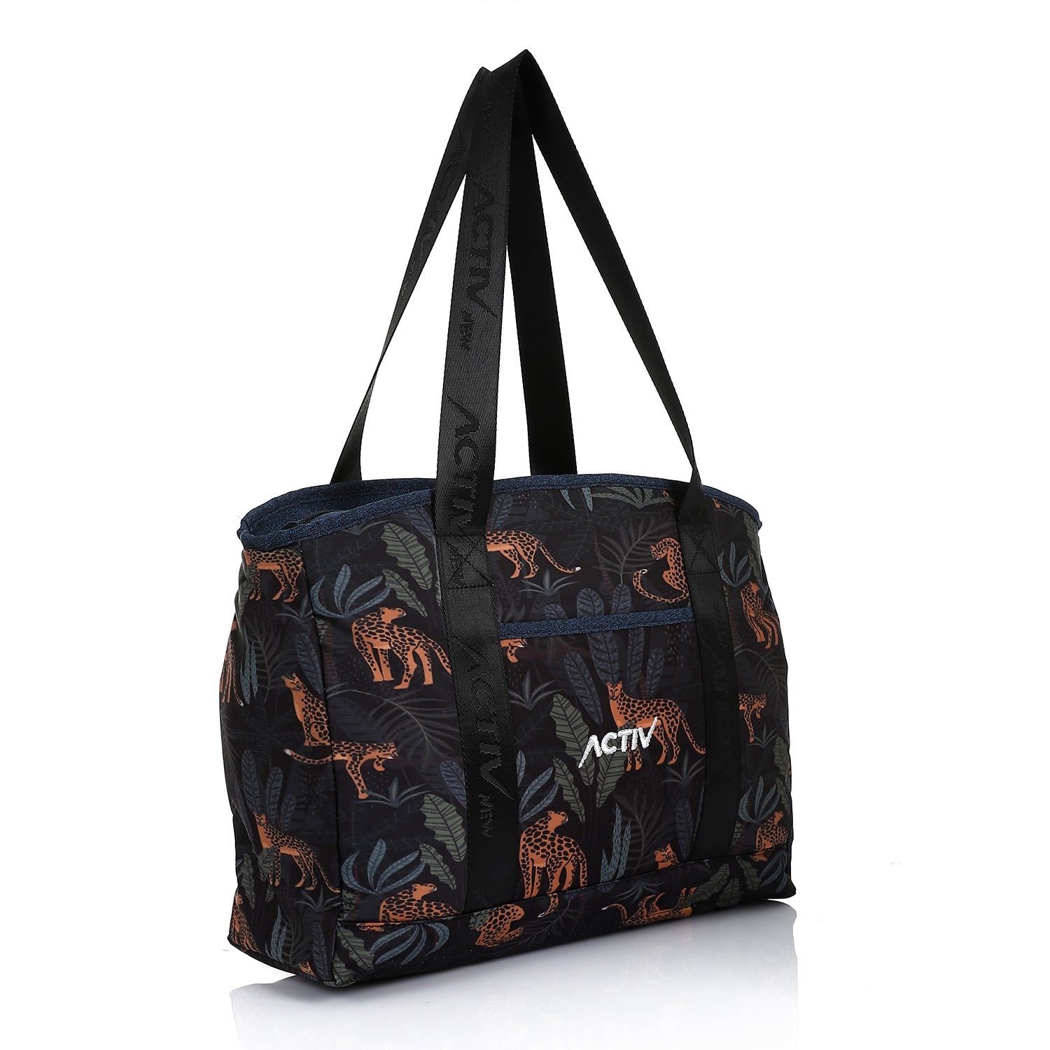 ACTIV WOMEN'S HAND BAG - NVY &amp; YELW 