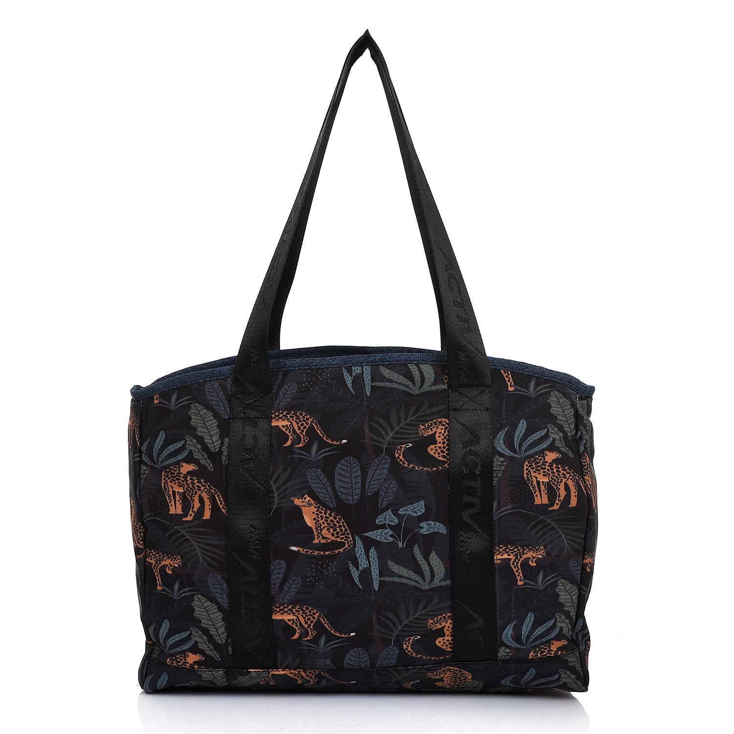 ACTIV WOMEN'S HAND BAG - NVY &amp; YELW 