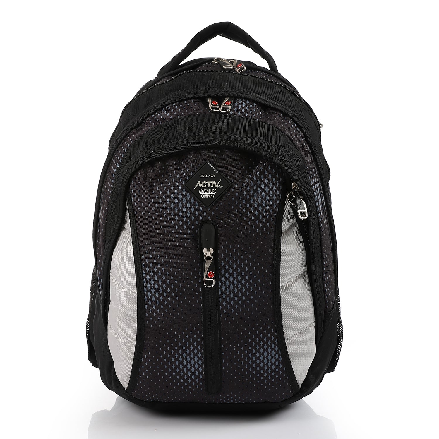 ACTIV BACKPACK - اسود*اسود*منقط*رمادى*رمادى فاتح