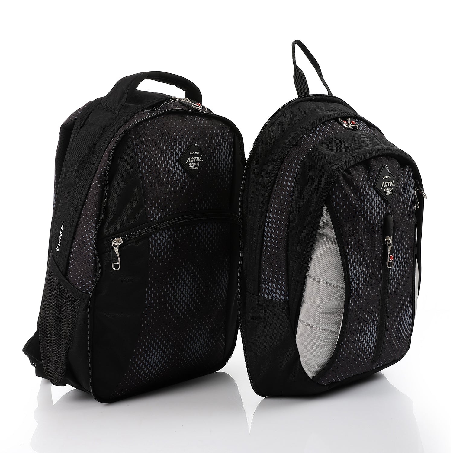 ACTIV BACKPACK - اسود*اسود*منقط*رمادى*رمادى فاتح