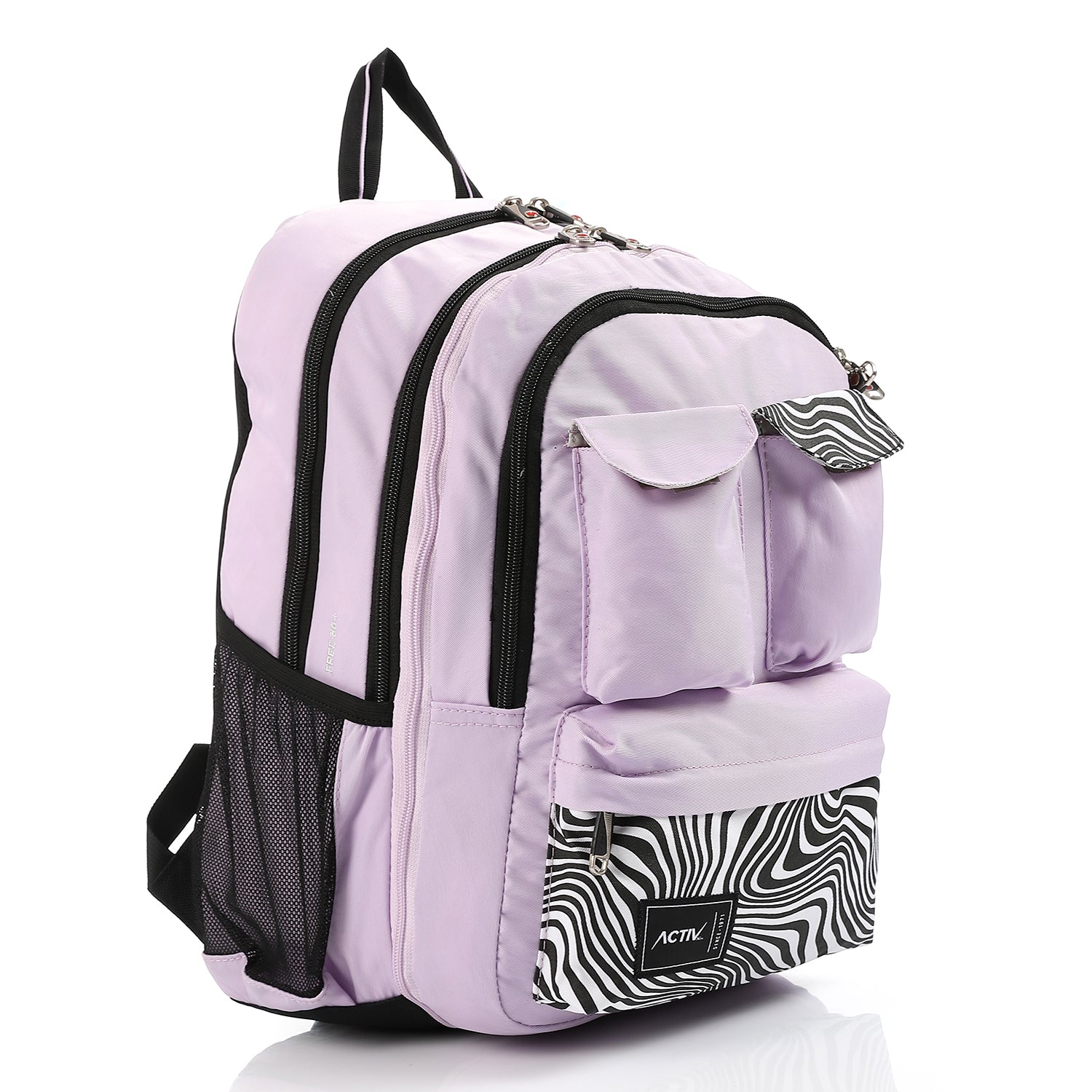 ACTIV LAPTOPCELL+IPAD BACKPACK - اسود*بنفسجى*ميكس الوان*رمادى فاتح*اسود