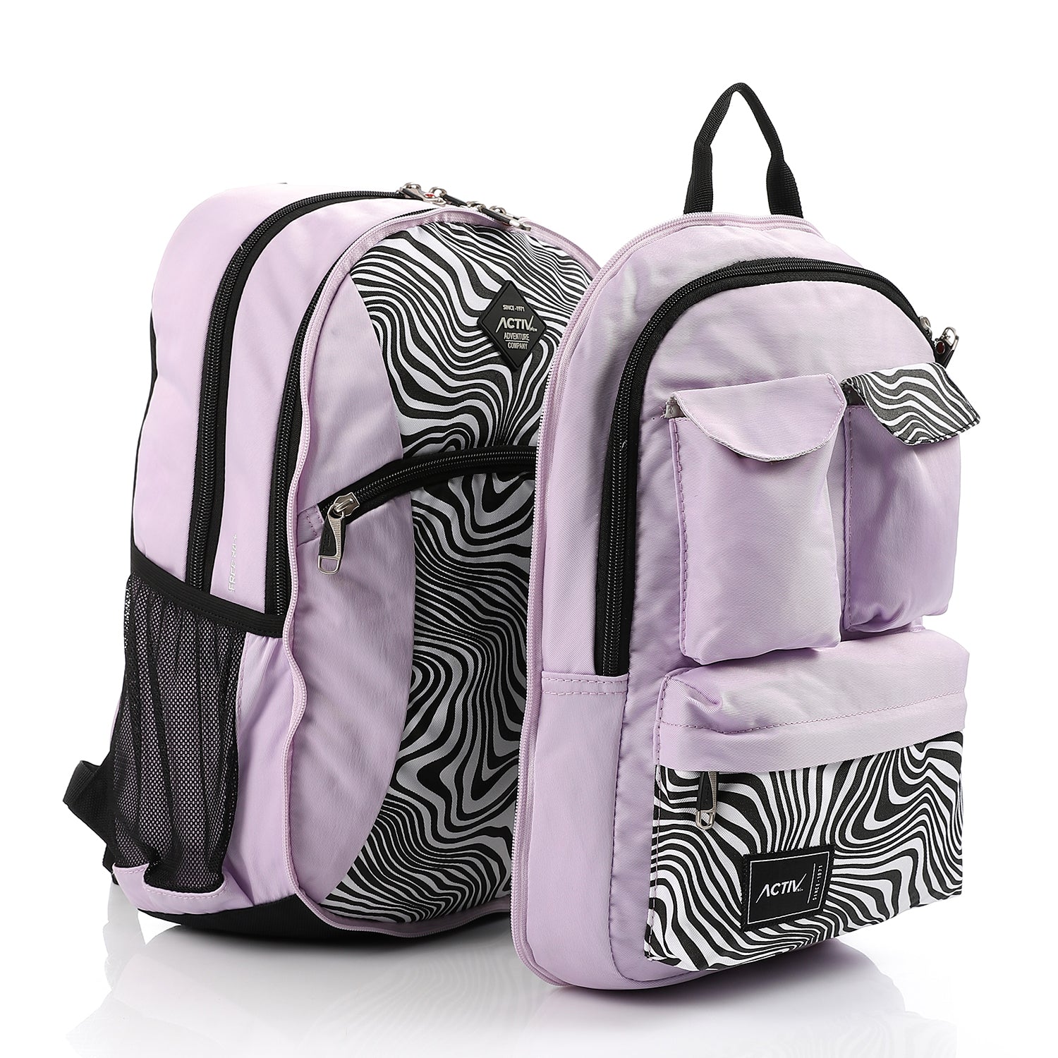 ACTIV LAPTOPCELL+IPAD BACKPACK - اسود*بنفسجى*ميكس الوان*رمادى فاتح*اسود