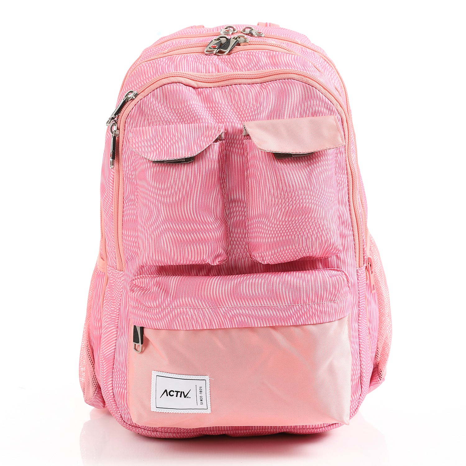 ACTIV LAPTOPCELL+IPAD BACKPACK - روز فاتح*بينك*روز فاتح*رمادى فاتح