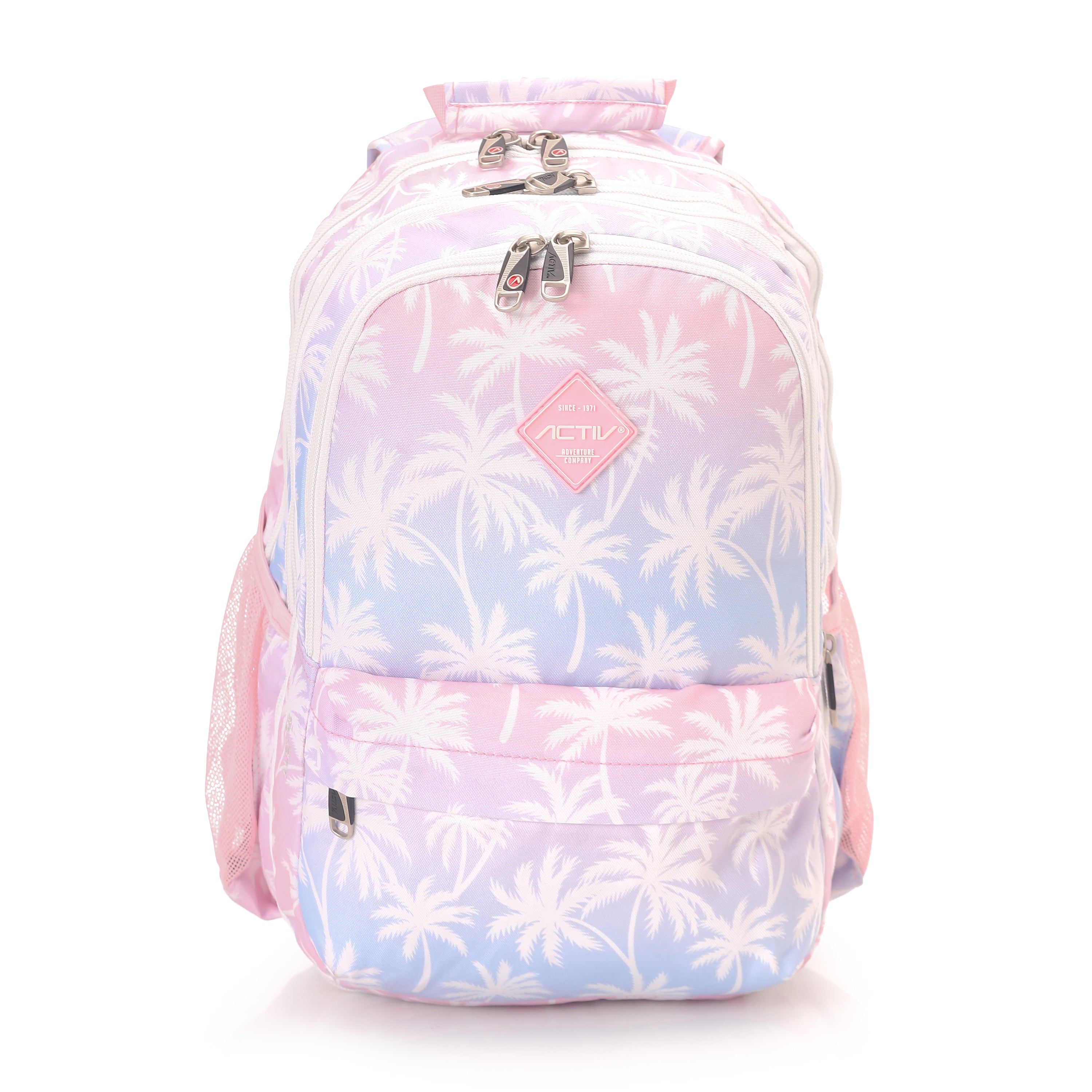 ACTIVN BACKPACK - مشجر*روز*ابيض*رمادى فاتح