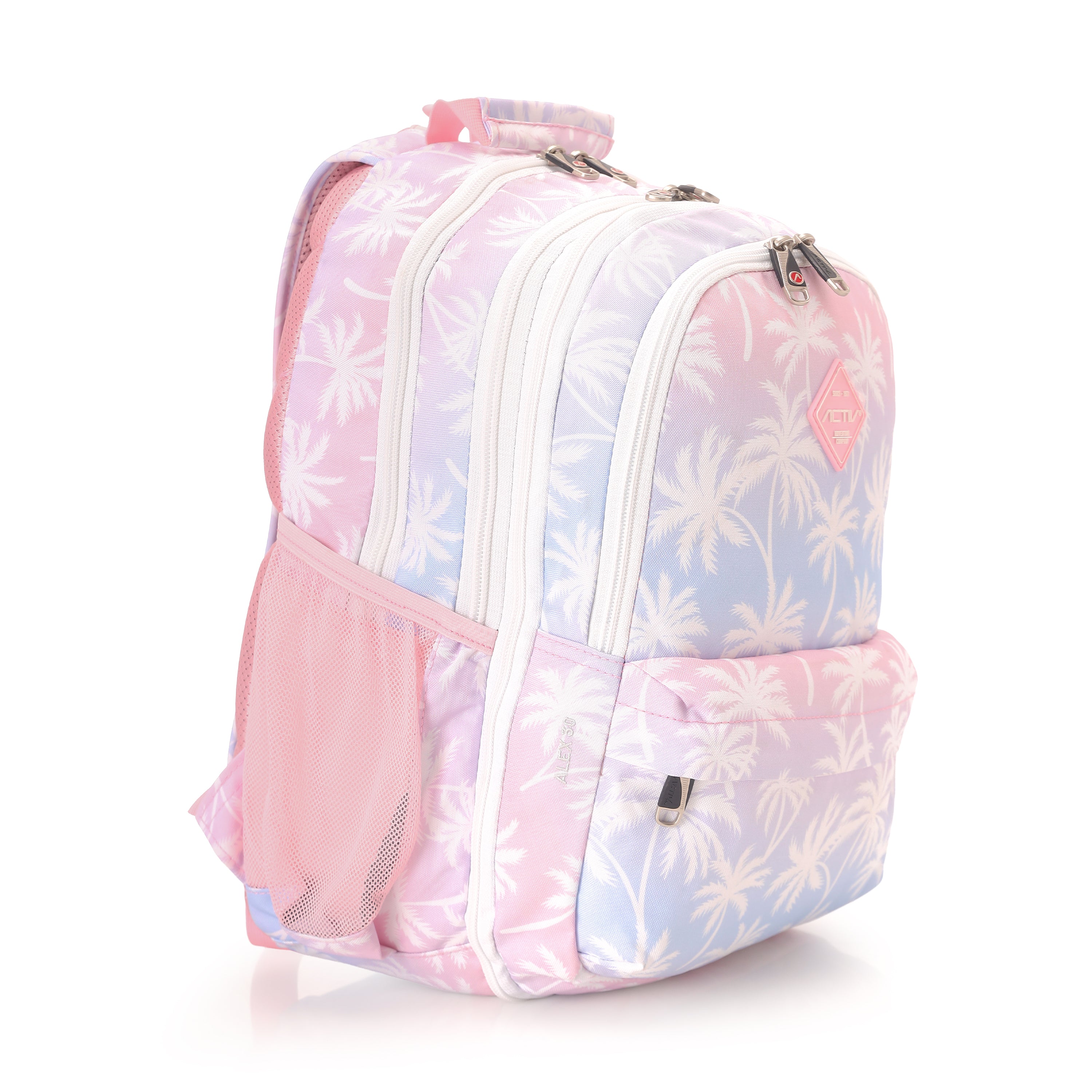 ACTIVN BACKPACK - مشجر*روز*ابيض*رمادى فاتح