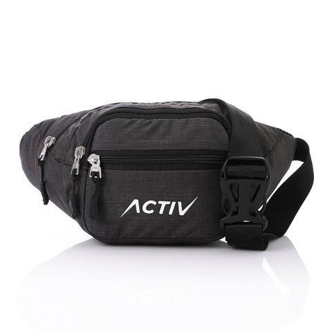 ACTIV ZIPPER WAIST BAG - GREY