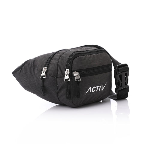 ACTIV ZIPPER WAIST BAG - GREY