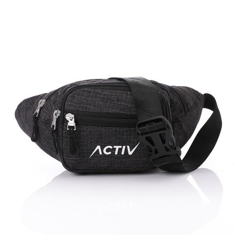 ACTIV ZIPPER WAIST BAG - D.GREY