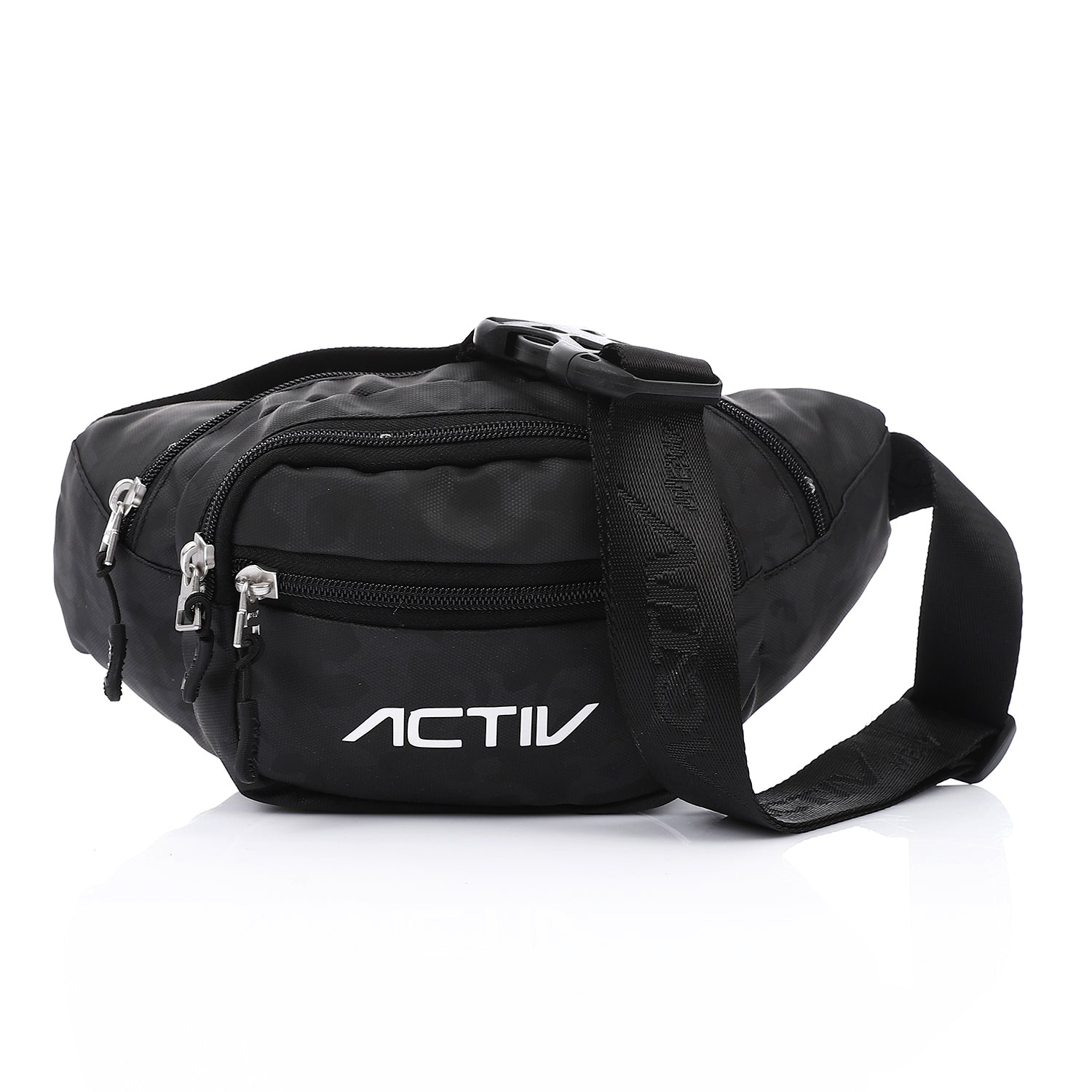 ACTIV ZIPPER WAIST BAG - CAMBLACK
