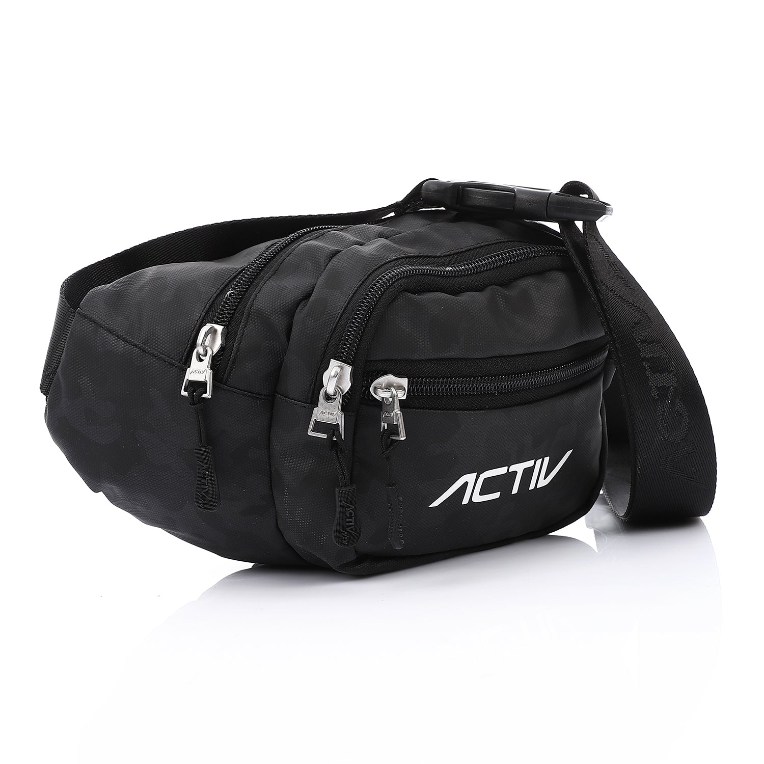 ACTIV ZIPPER WAIST BAG - CAMBLACK