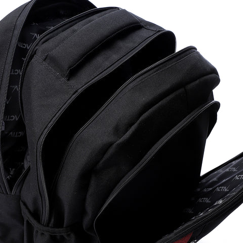 ACTIV PADED LABTOP BACKPACK124 - BLACK