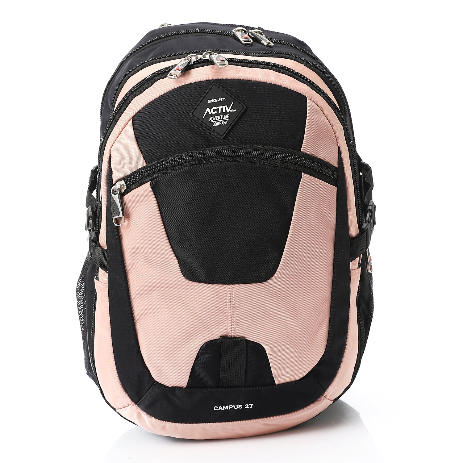 ACTIV CAMPUS BACKPACK - اسود*اسود*بينك*رمادى فاتح*اسود
