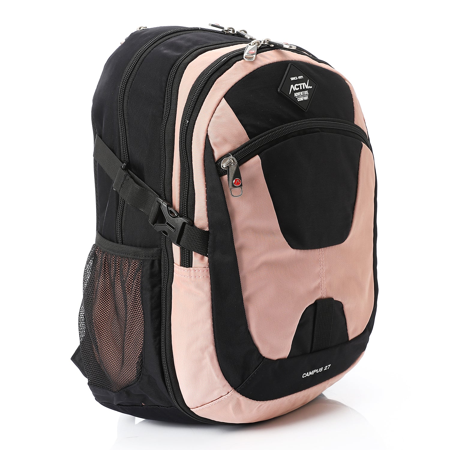 ACTIV CAMPUS BACKPACK - اسود*اسود*بينك*رمادى فاتح*اسود