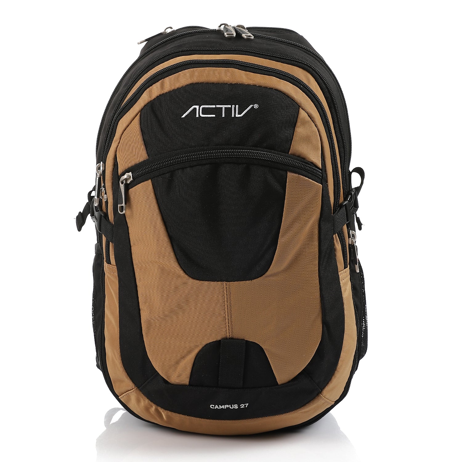 ACTIV CAMPUS BACKPACK - اسود*اسود*بيج غامق*رمادى فاتح
