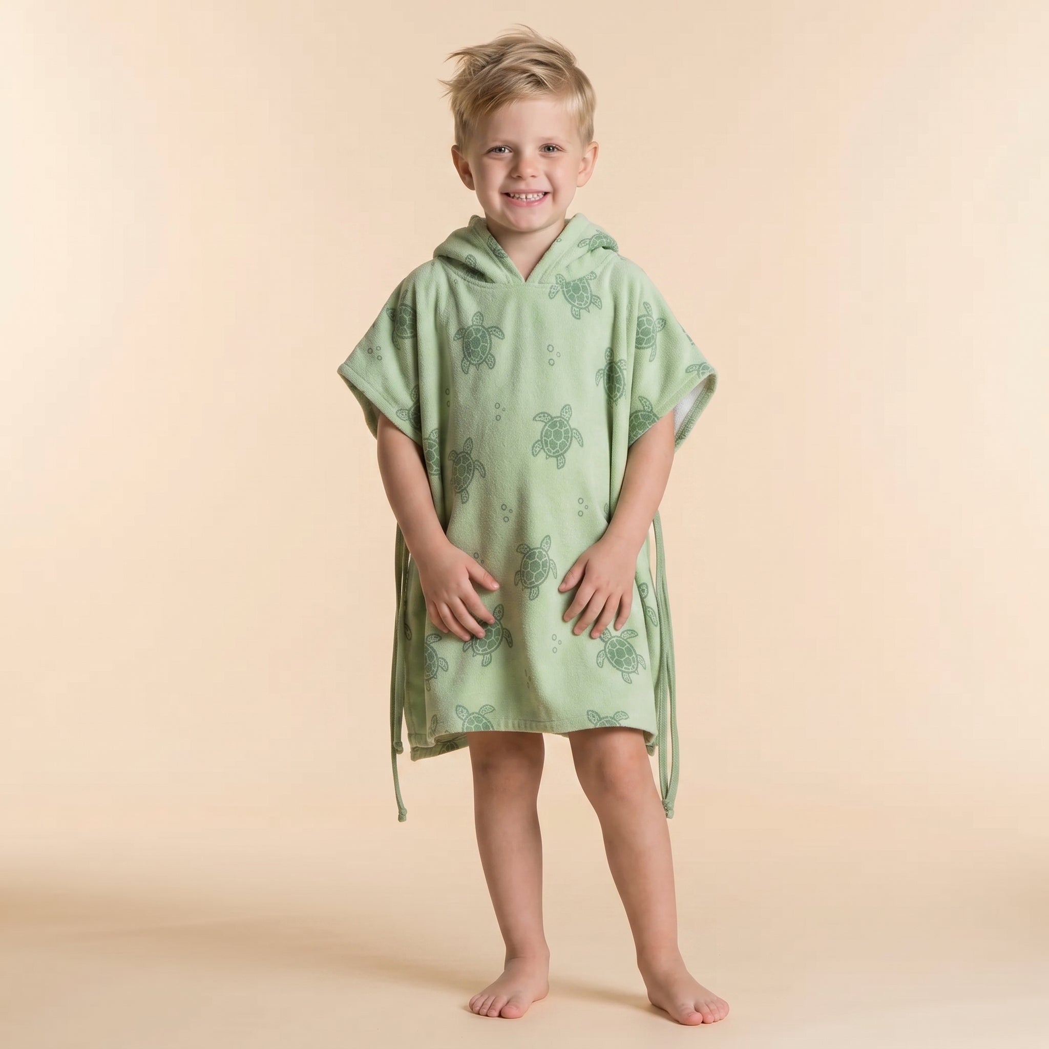 MICROFIBER LIGHTWEIGHT PONCHO - GREEN
