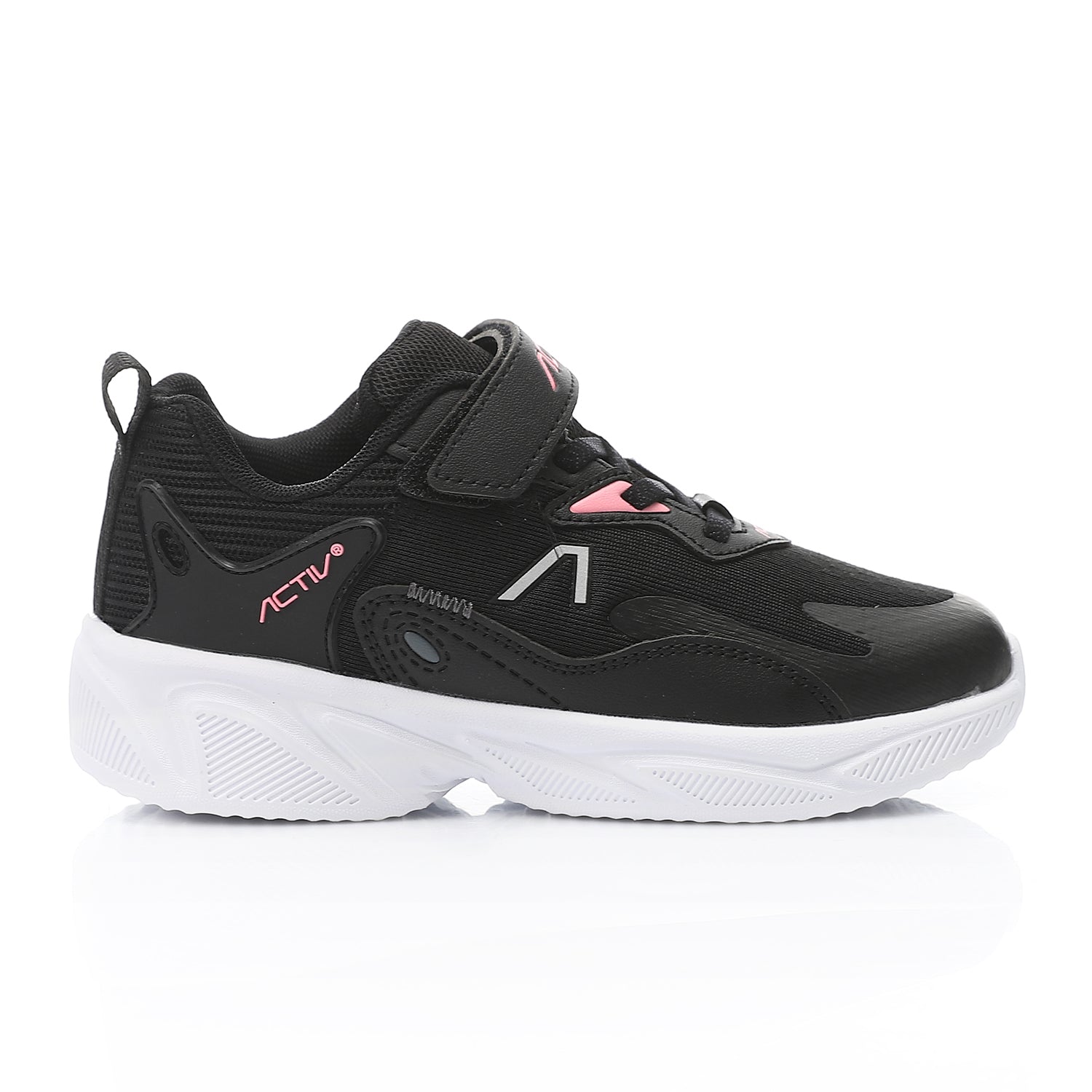 ACTIV KIDS VELCRO SHOES - BLK*PINK