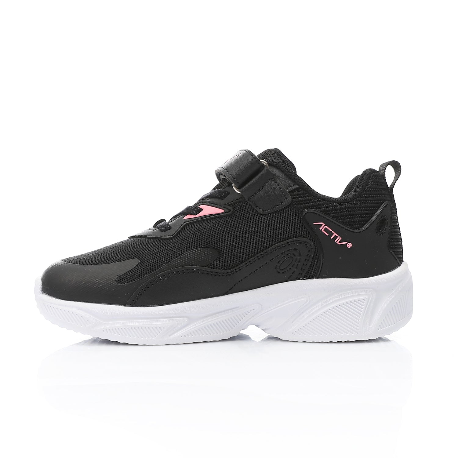 ACTIV KIDS VELCRO SHOES - BLK*PINK